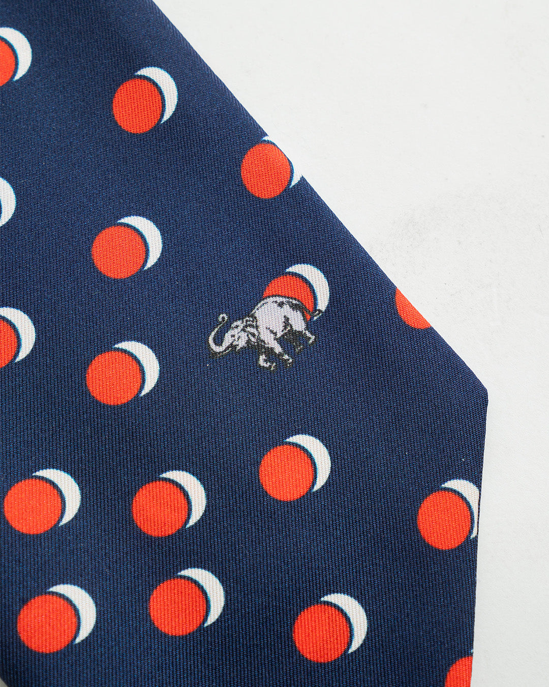 YK Red Dot Navy Scarf