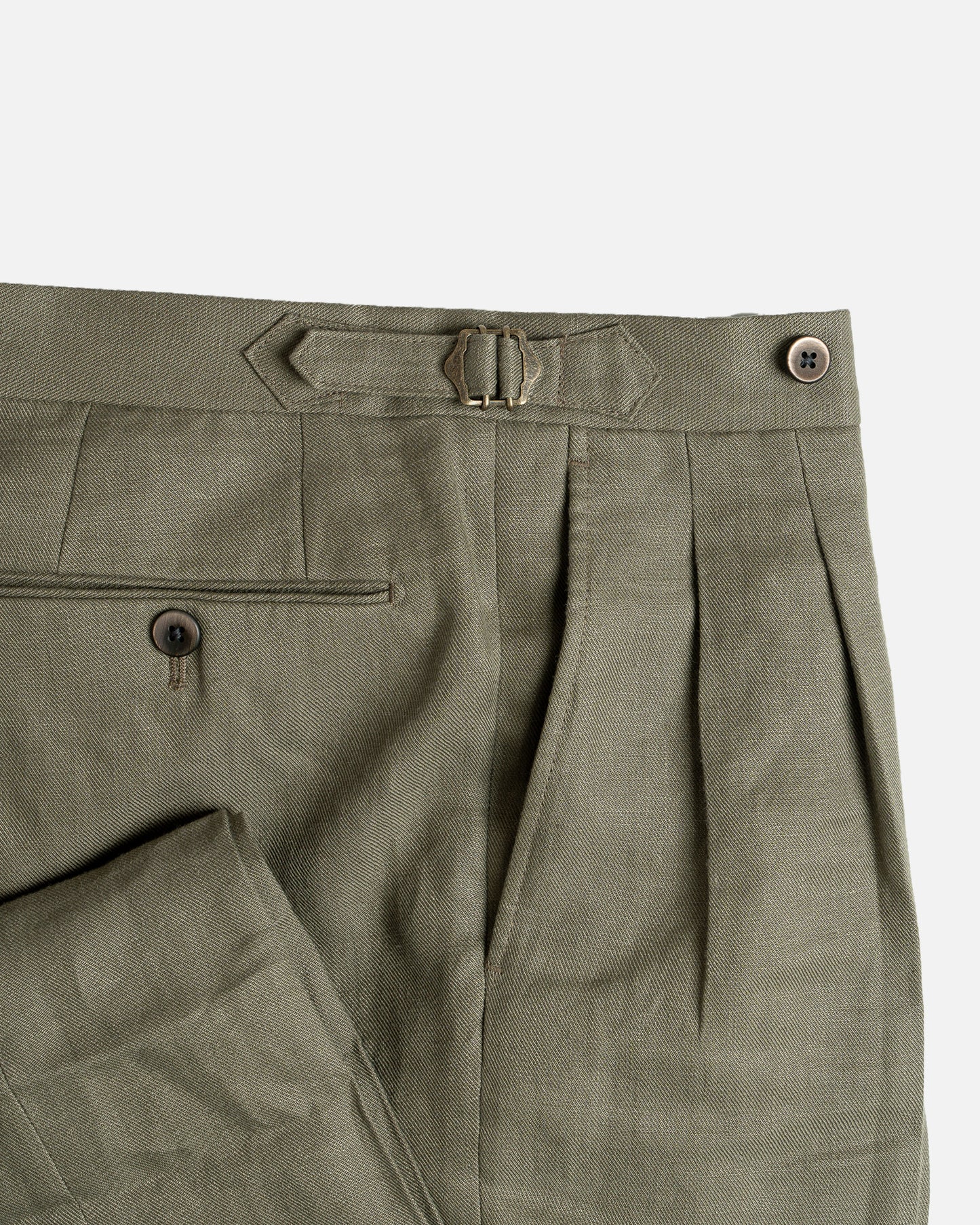 Echizenya Sage Linen Pants