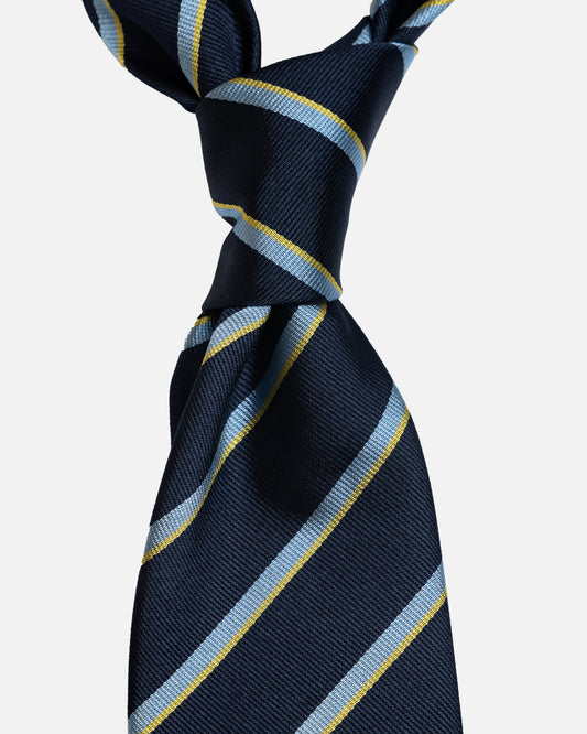 Bigi Cravatte Navy/Blue Striped Tie