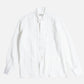 YK White Linen Stand Collar Work Jacket
