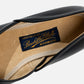 Bowhill and Elliott Black Leather Grecian Slippers