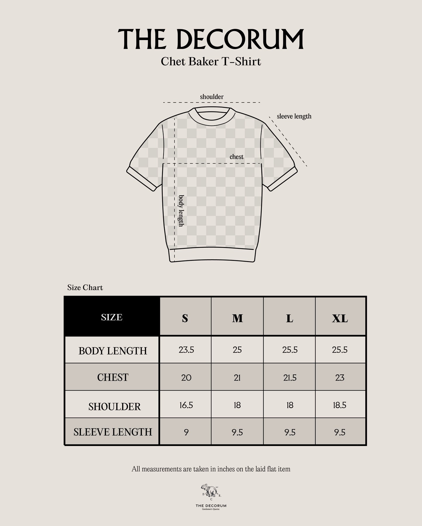 The Decorum Off Duty Chet Baker Olive T-Shirt