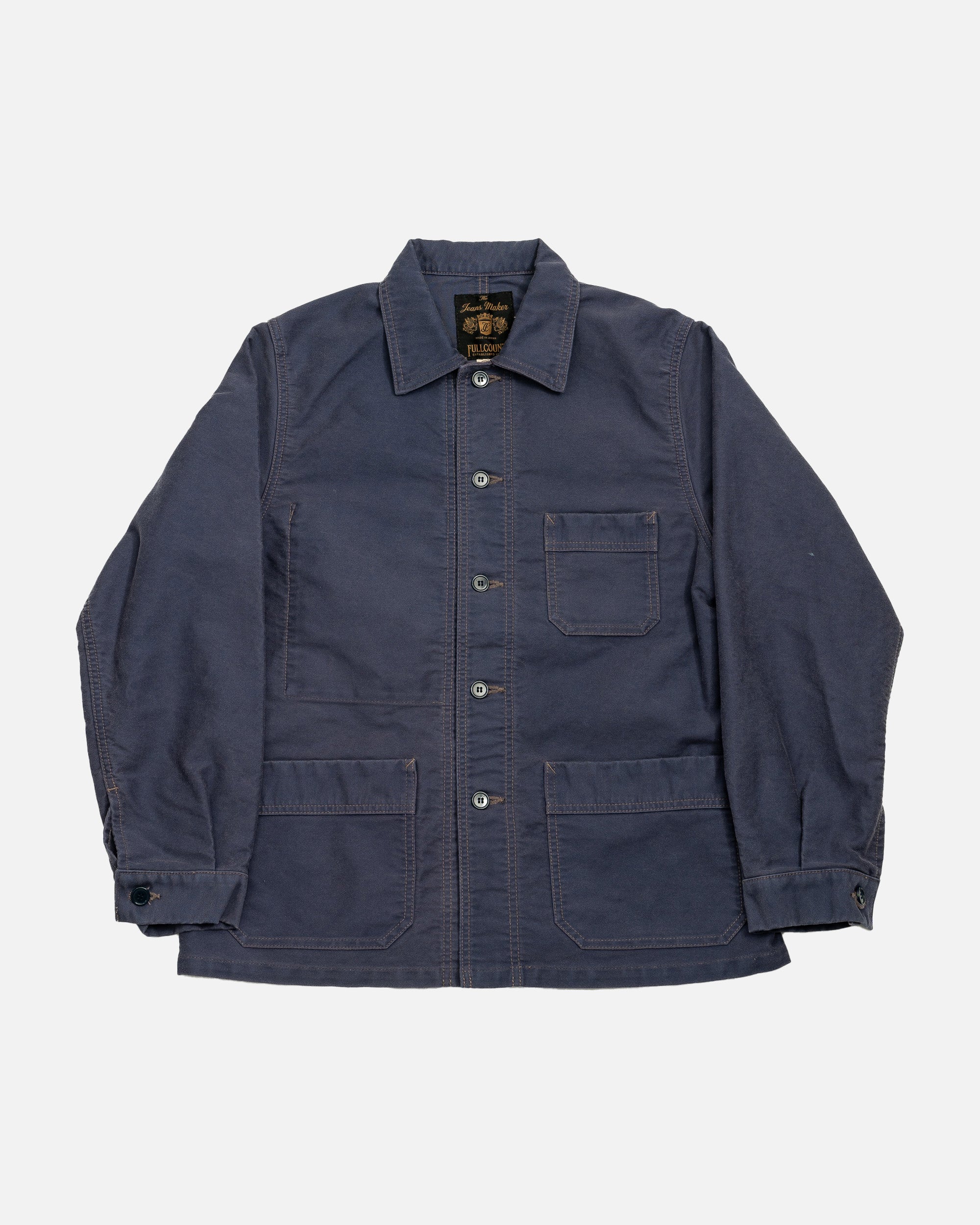 Fullcount 2022 French Moleskin Work Jacket – The Decorum Bangkok