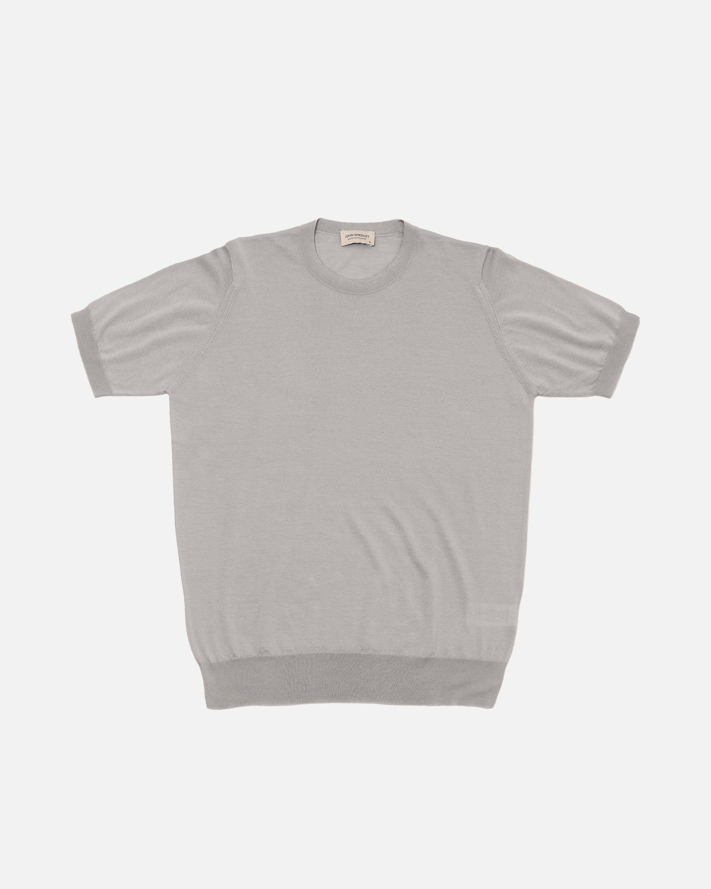 John Smedley Hilcote 309 T-shirt Sliver Birch