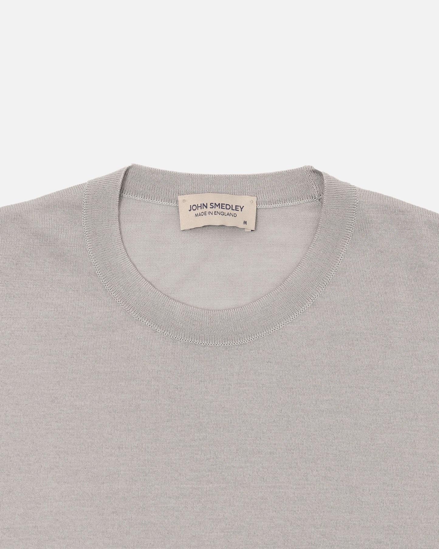 John Smedley Hilcote 309 T-shirt Sliver Birch