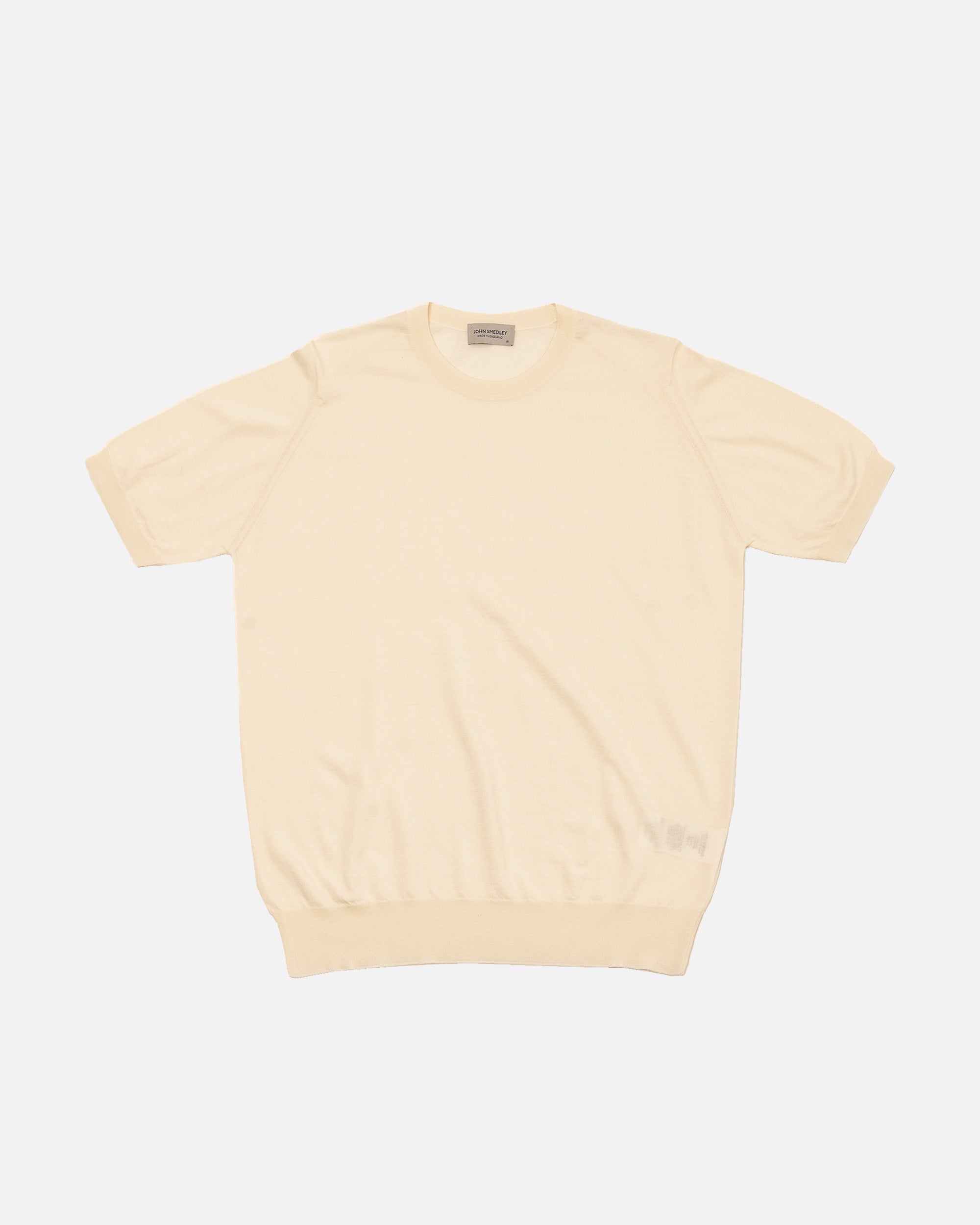 John Smedley Hilcote 309 T-shirt Chalk – The Decorum Bangkok