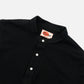The Decorum Mandarin Collar Polo Shirt - Black