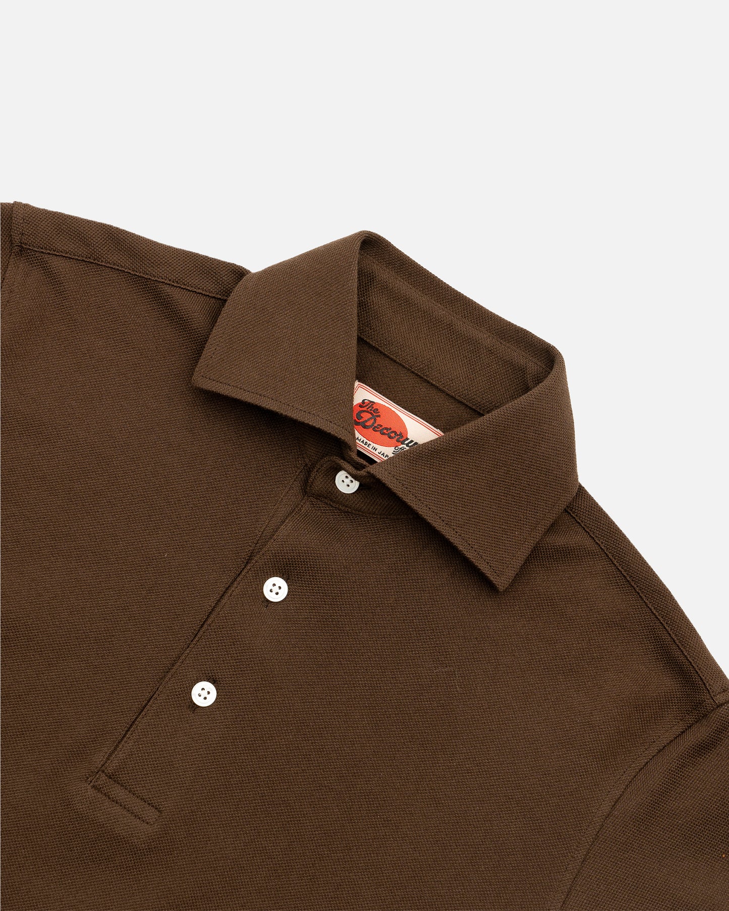 The Decorum Short Sleeve Polo Shirt - Brown