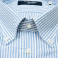 Kamakura Firenze Blue Seersucker Shirt