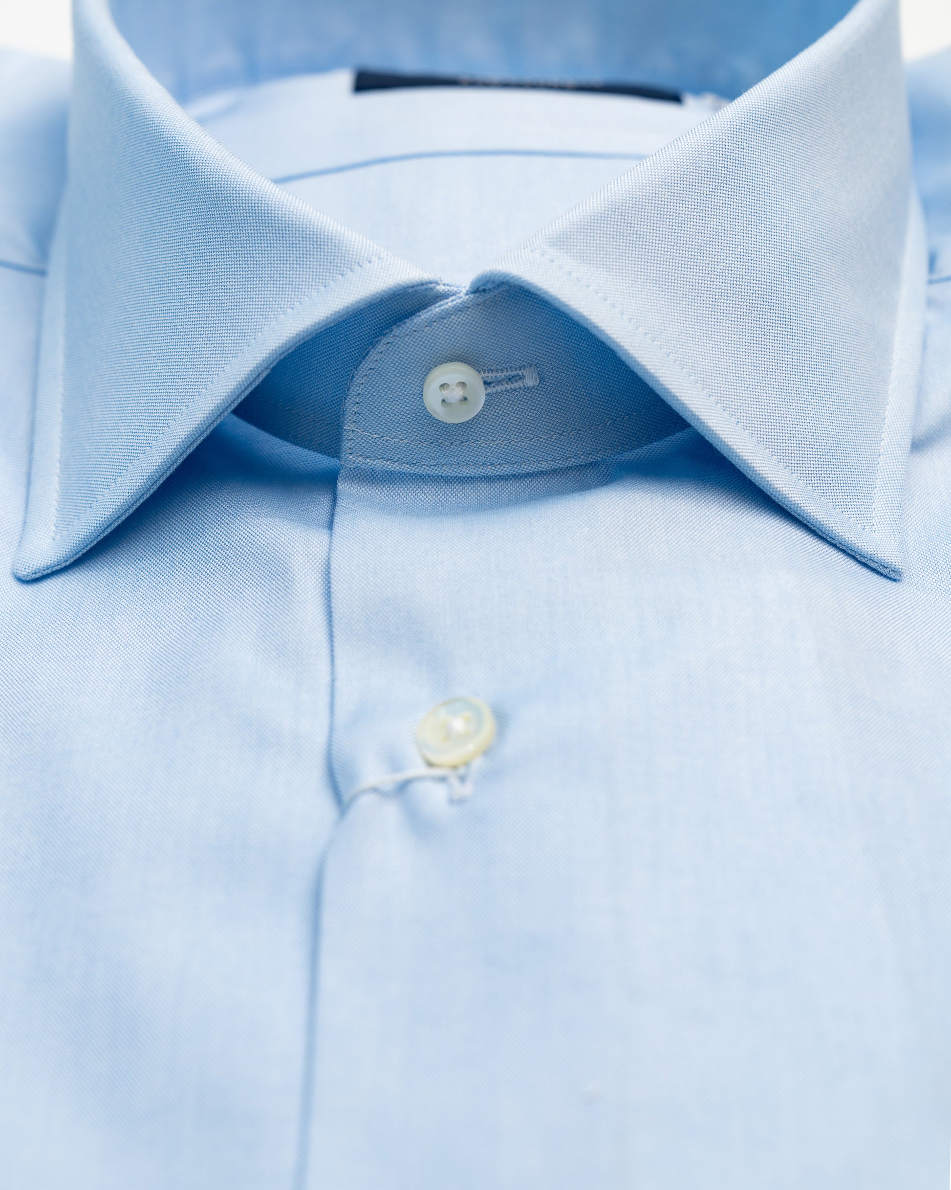 Kamakura Blue Spread Collar Broadcloth Shirt – The Decorum Bangkok