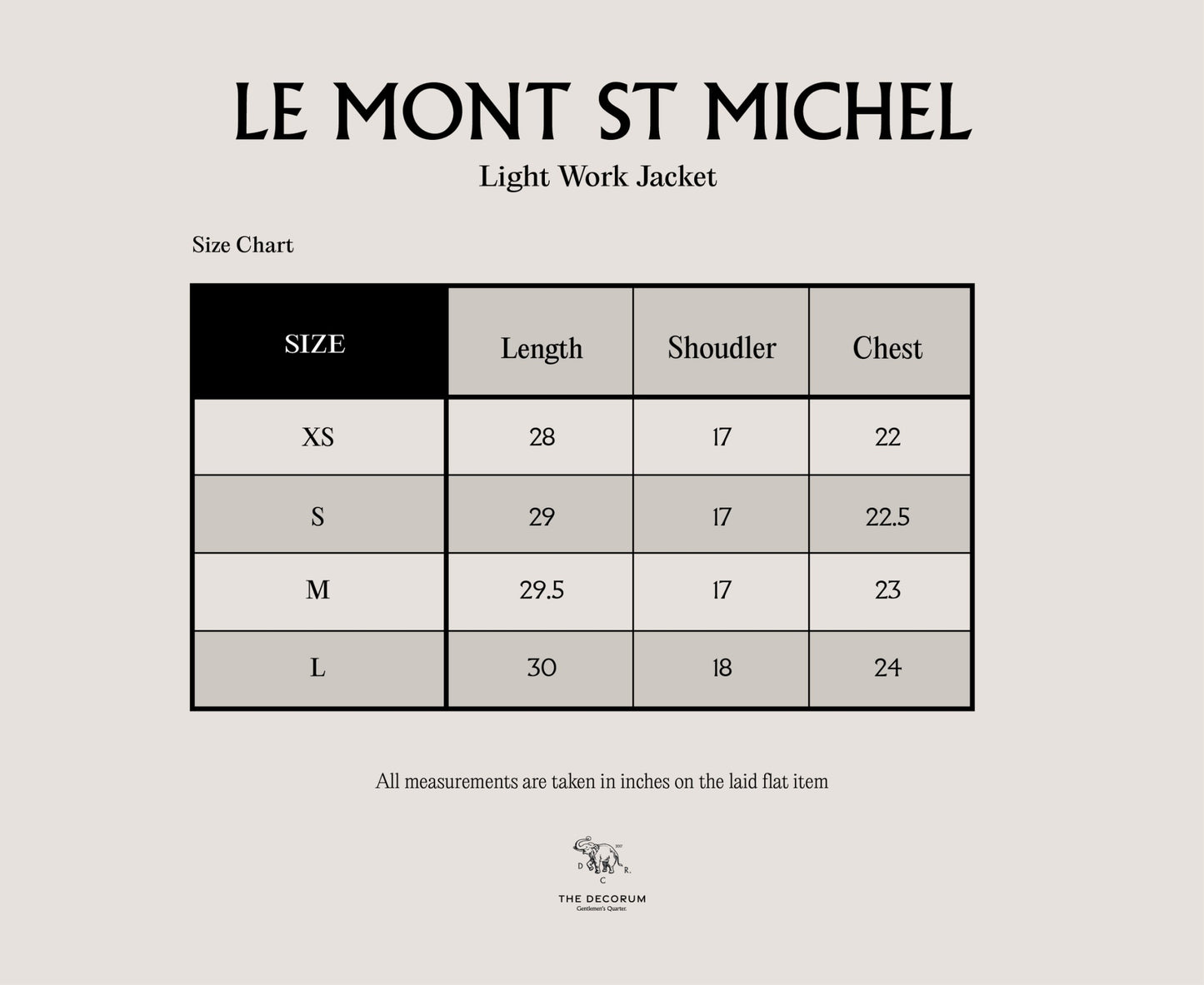 Le Mont Saint Michel Navy Light Work Jacket