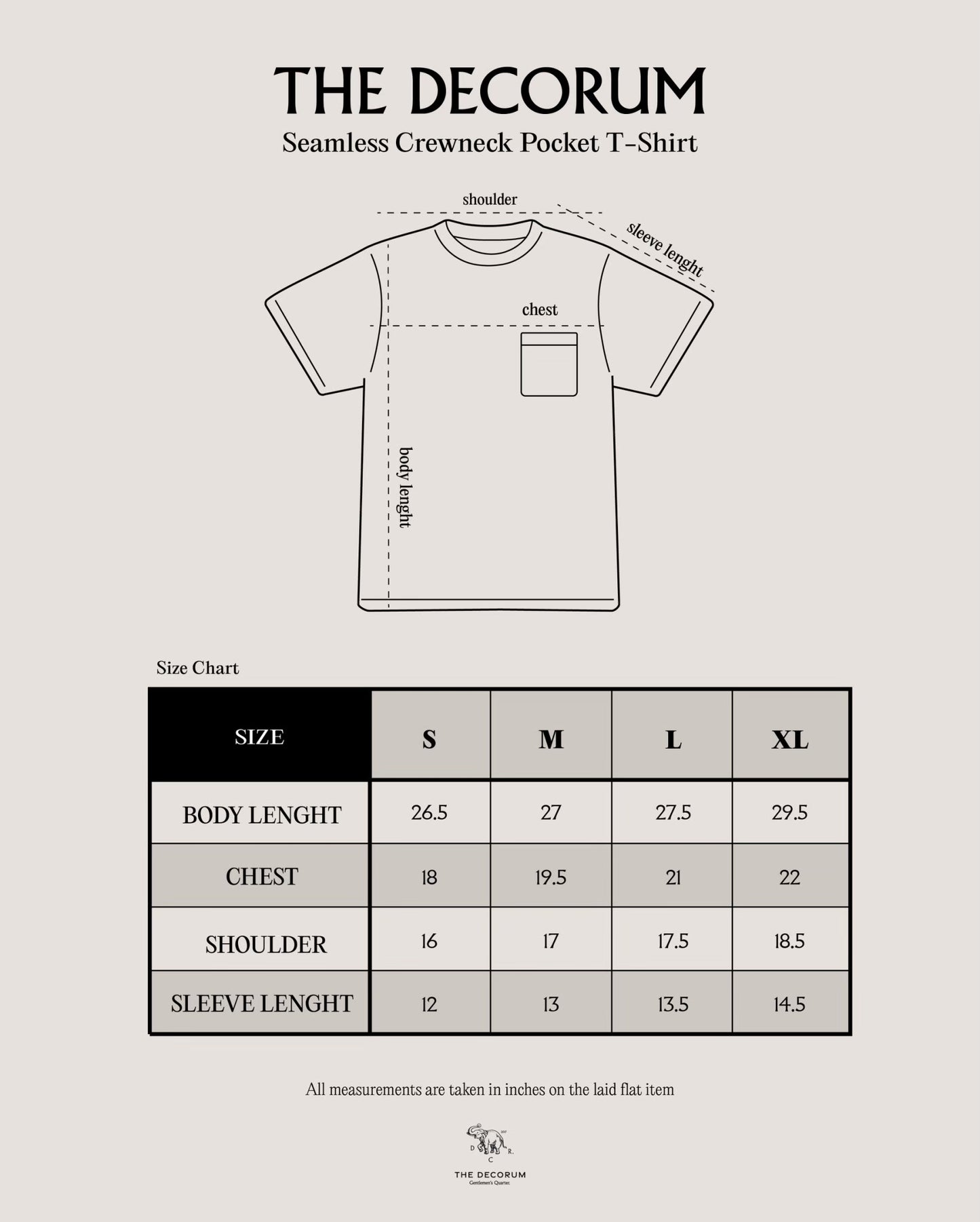 The Decorum Seamless Crewneck Pocket T-Shirt in Grey
