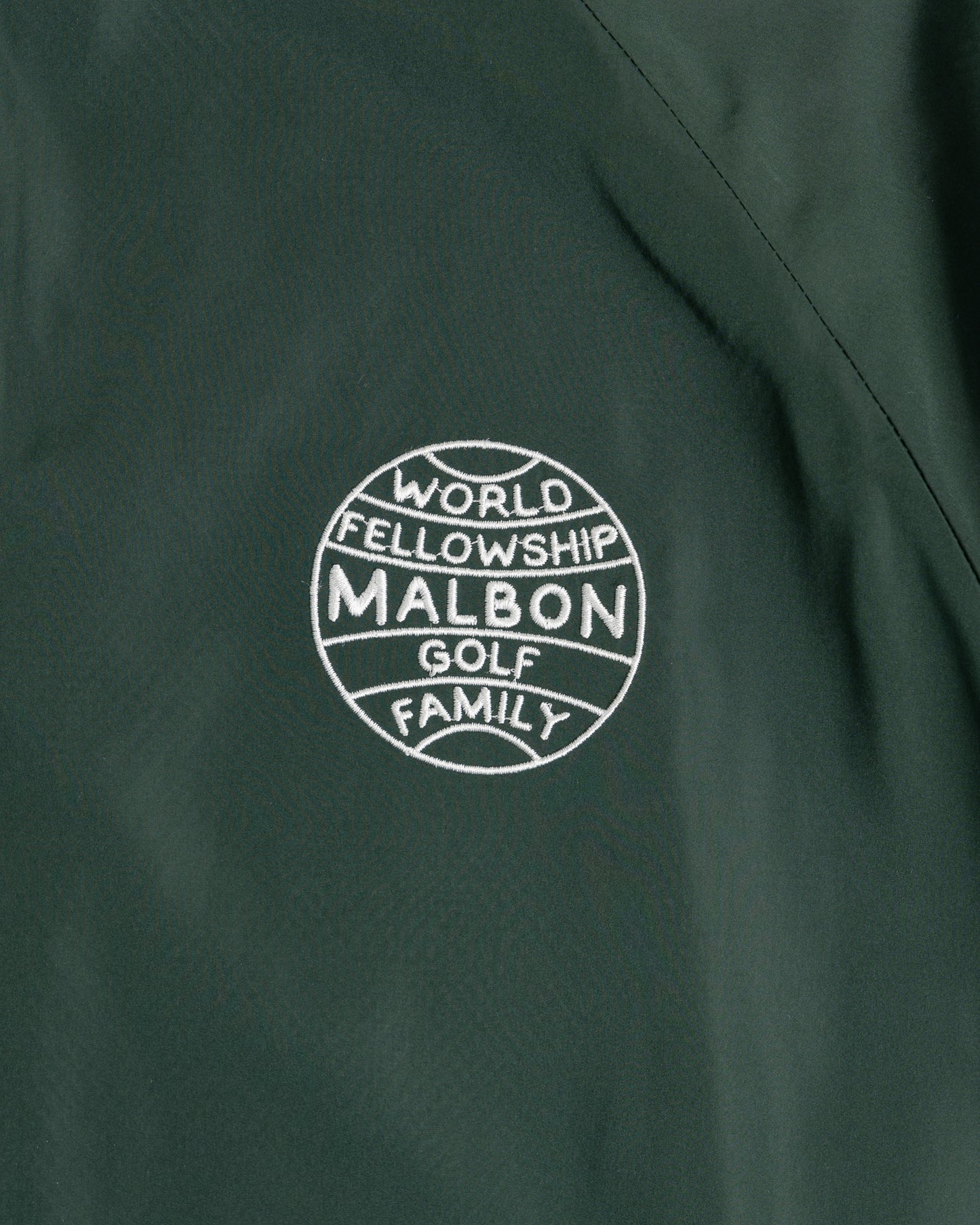 Malbon World Fellowship Windshirt Dark Green