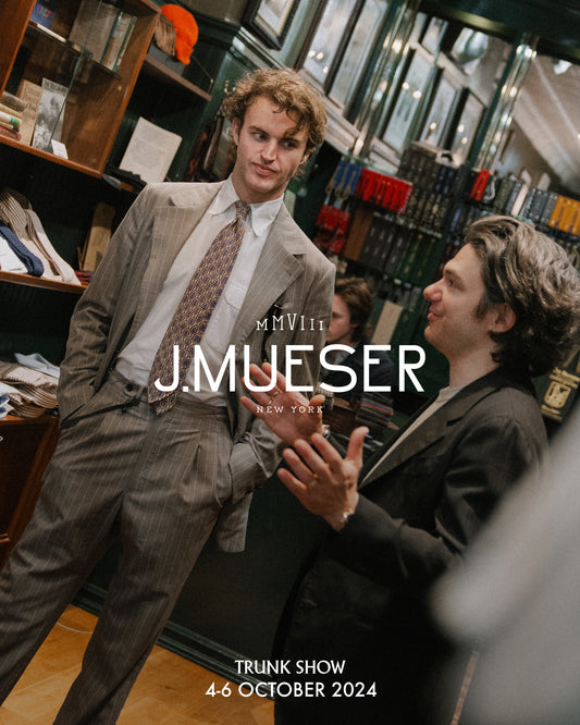 J.Mueser trunk show in Bangkok 4th to 6th October, 2024 at The Decorum Penthouse.