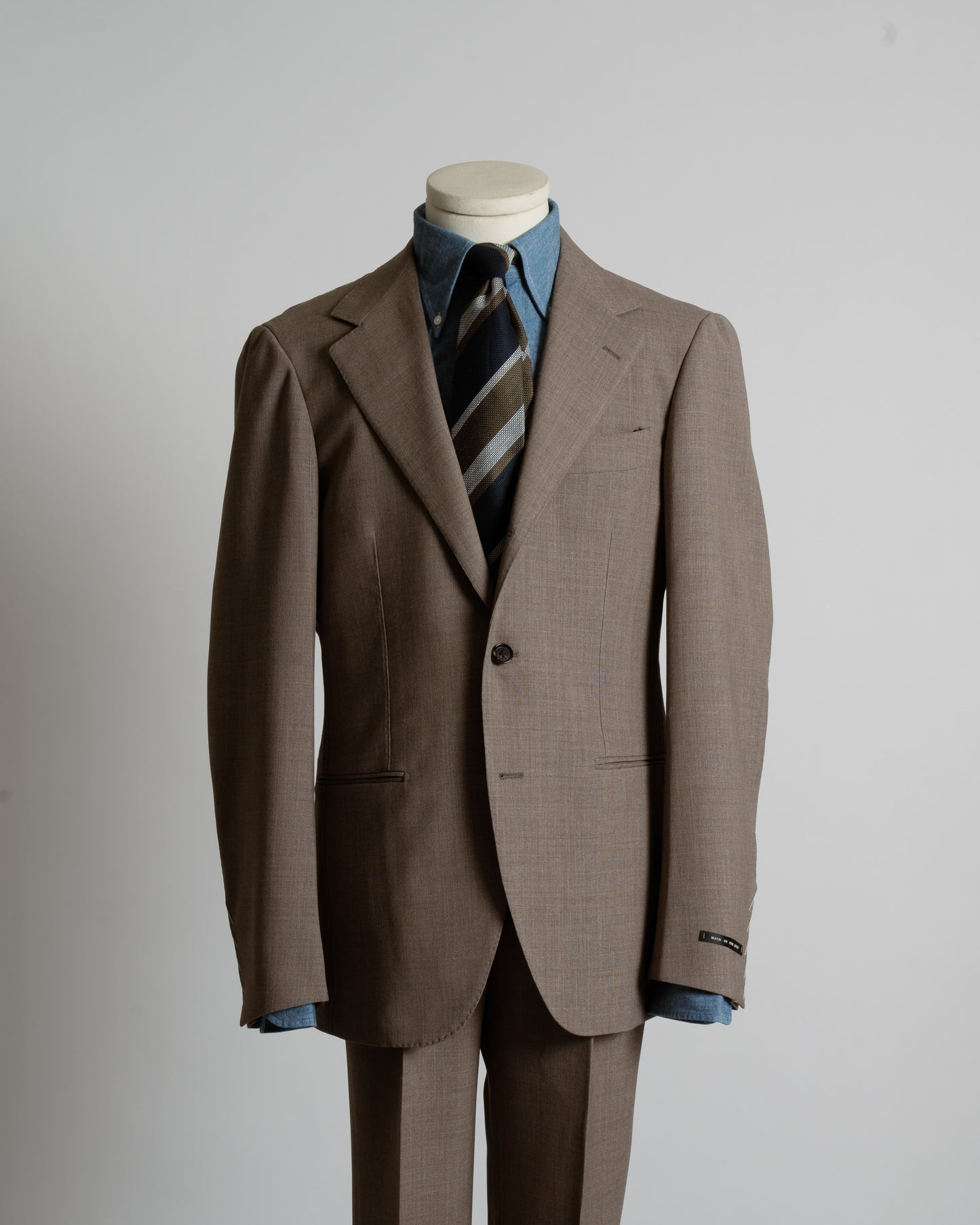 Ring Jacket Light Brown Suit