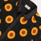 Percival Crochet Poplin Shirt in Black