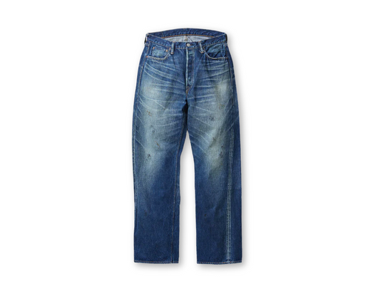 (Pop-up) Fullcount 1344-1101 More Than Real Straight Denim Indigo Blue