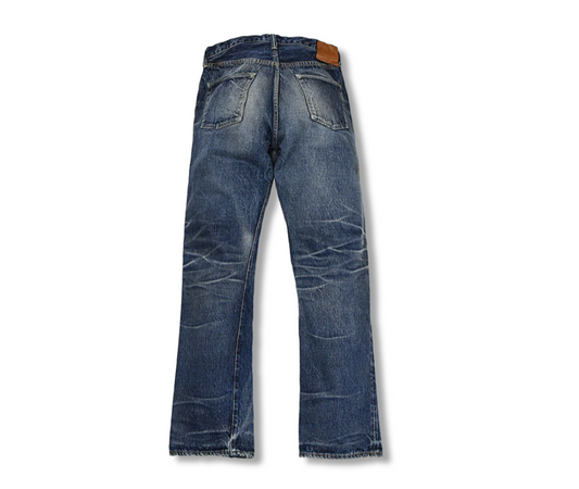 (Pop-up) Fullcount 1345-1101XX Fear of The Dark Straight Denim Indigo Blue