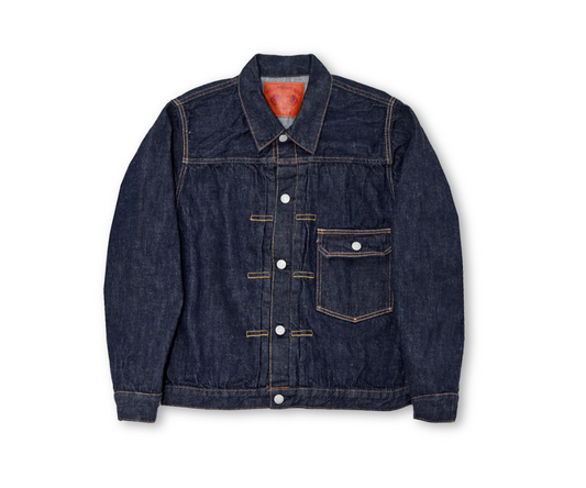 (Pop-up) Fullcount 2107SSW Type 1 Denim Jacket Super Smooth Indigo Blue