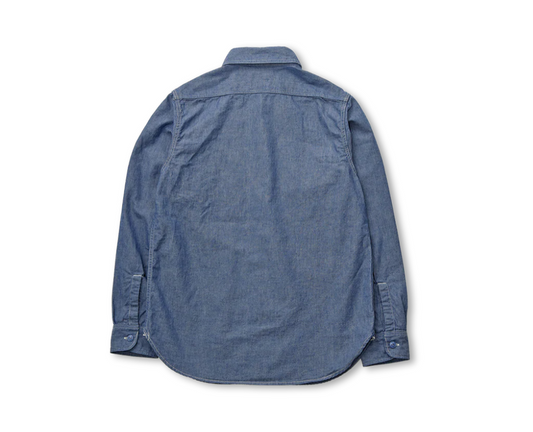 (Pop-up) Fullcount 4810 Blue Chambray Shirt