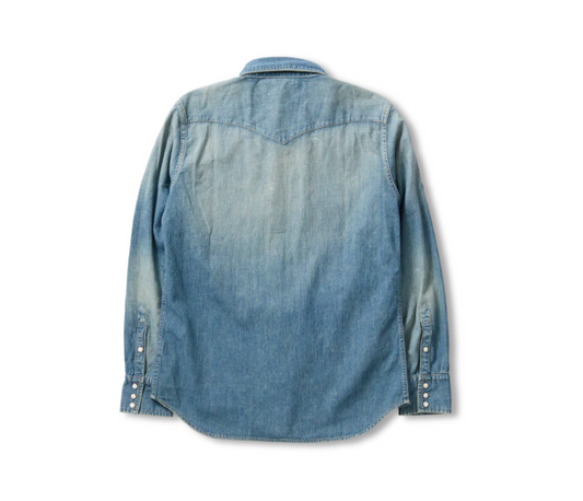 (Pop-up) Fullcount 4894HW Denim Western Shirt Fade
