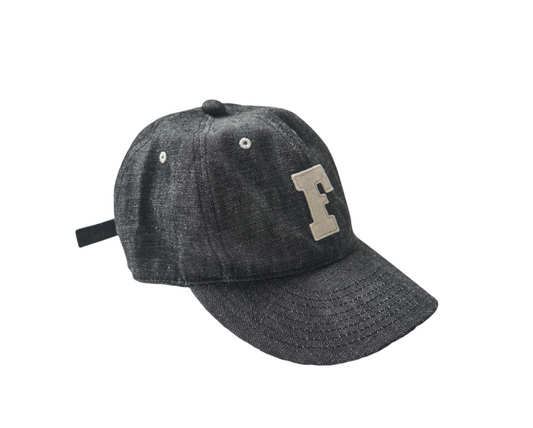 (Pop-up) Fullcount 6843 6 Panel Denim Baseball 'F' Cap