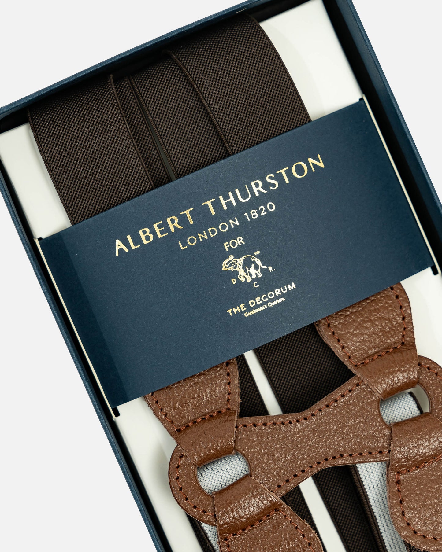 Albert Thurston Braces in Brown (Suspenders)