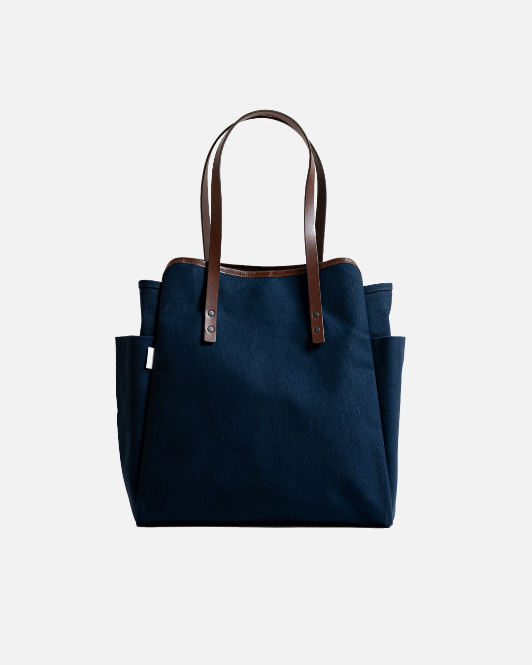 Southern Field Industries SHOPPER Tote - Navy/Chocolate