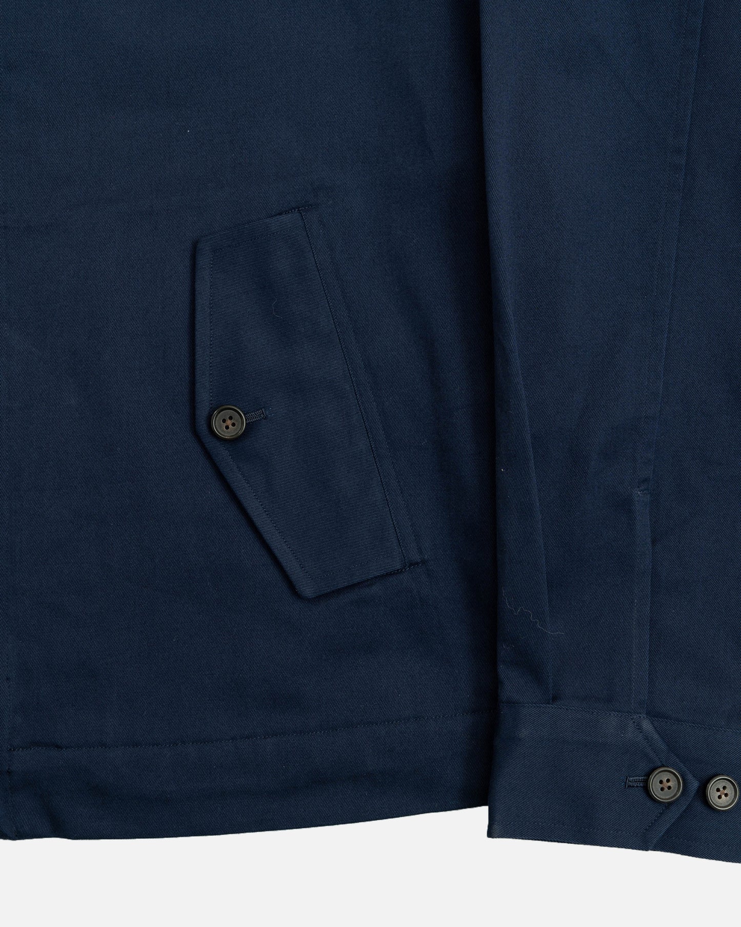 Ascot Chang Navy Cotton Raglan Jacket