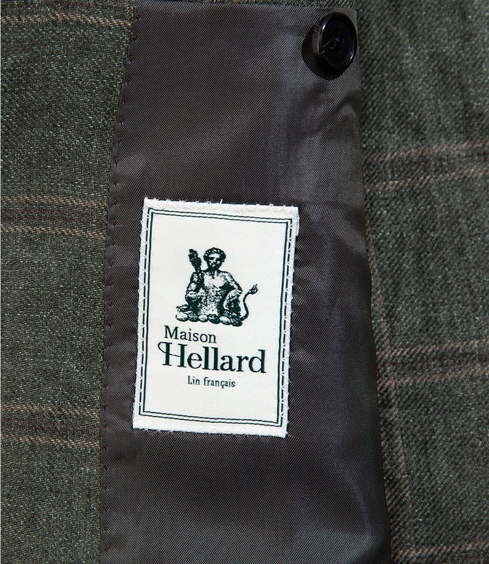 Casa del sarto Green Check Linen Maison Hellard Sport Jacket – The ...