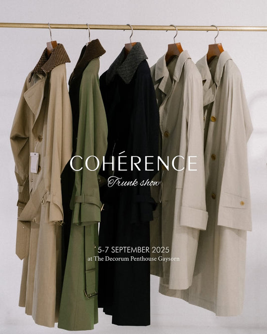 COHÉRENCE trunk show, 5 - 7 SEP 2025