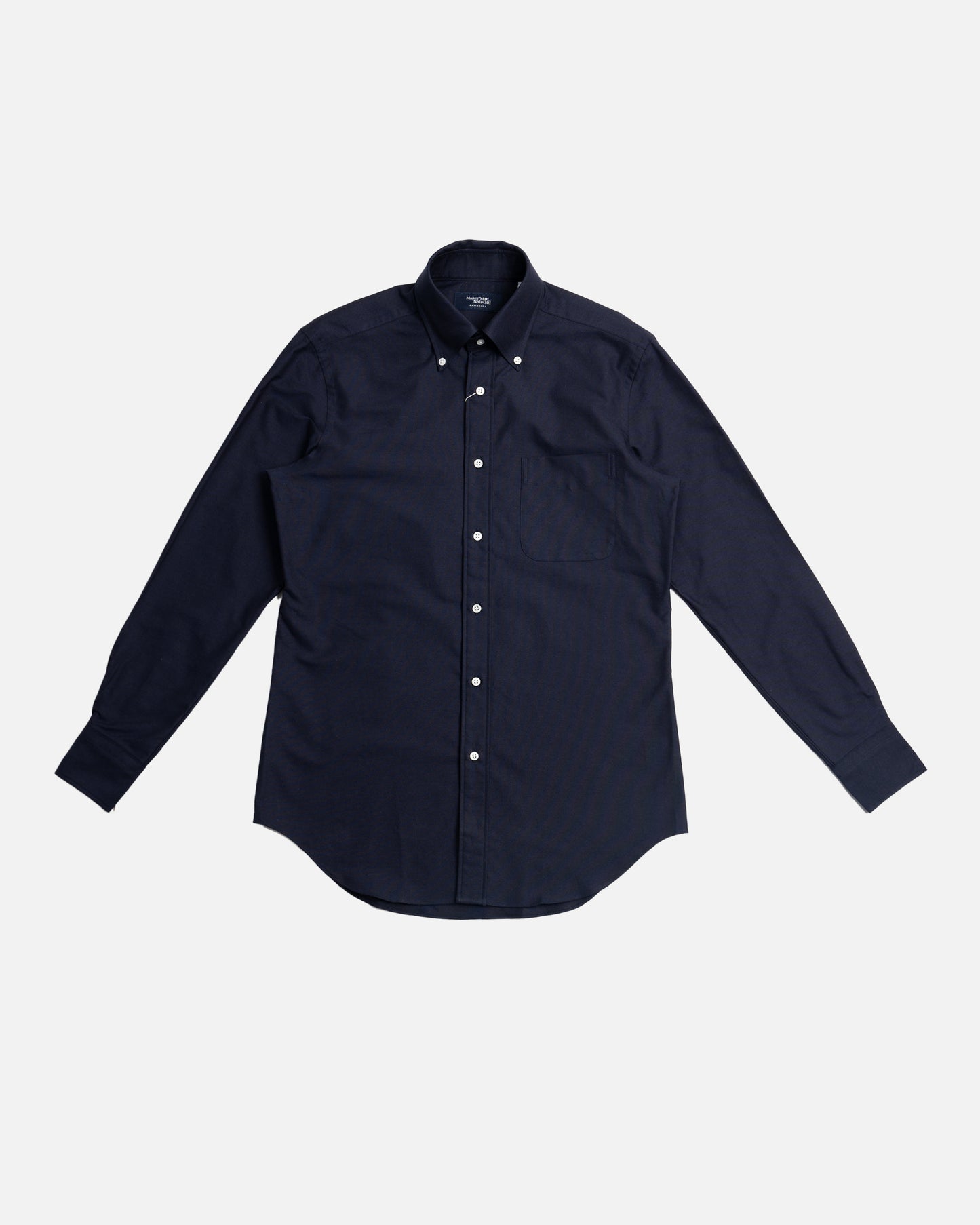 Kamakura Navy Oxford Button Down Shirt