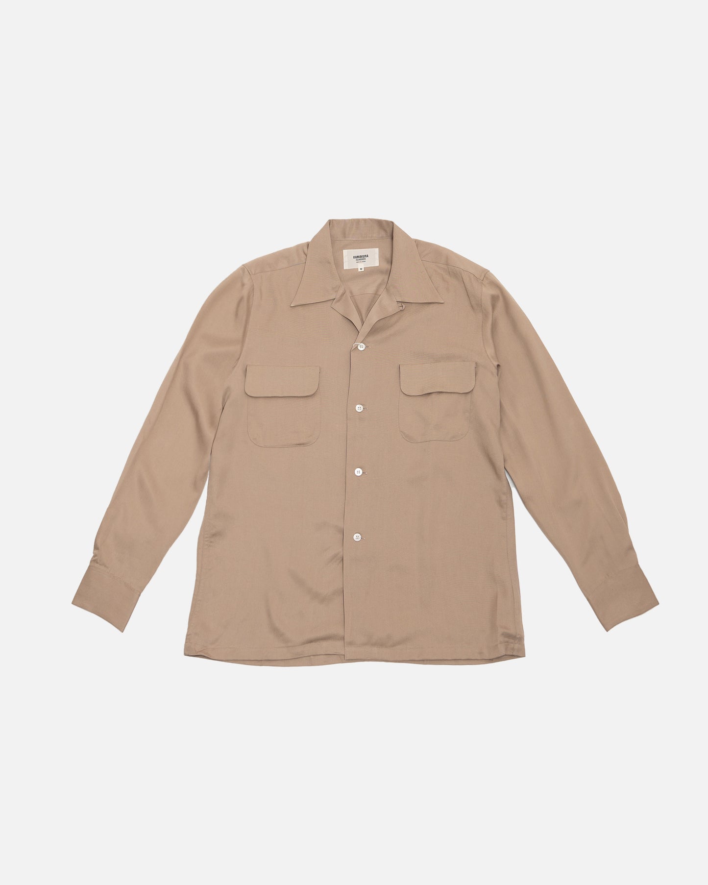 Kamakura Classic City Boy Shin Grey Tencel Shirt