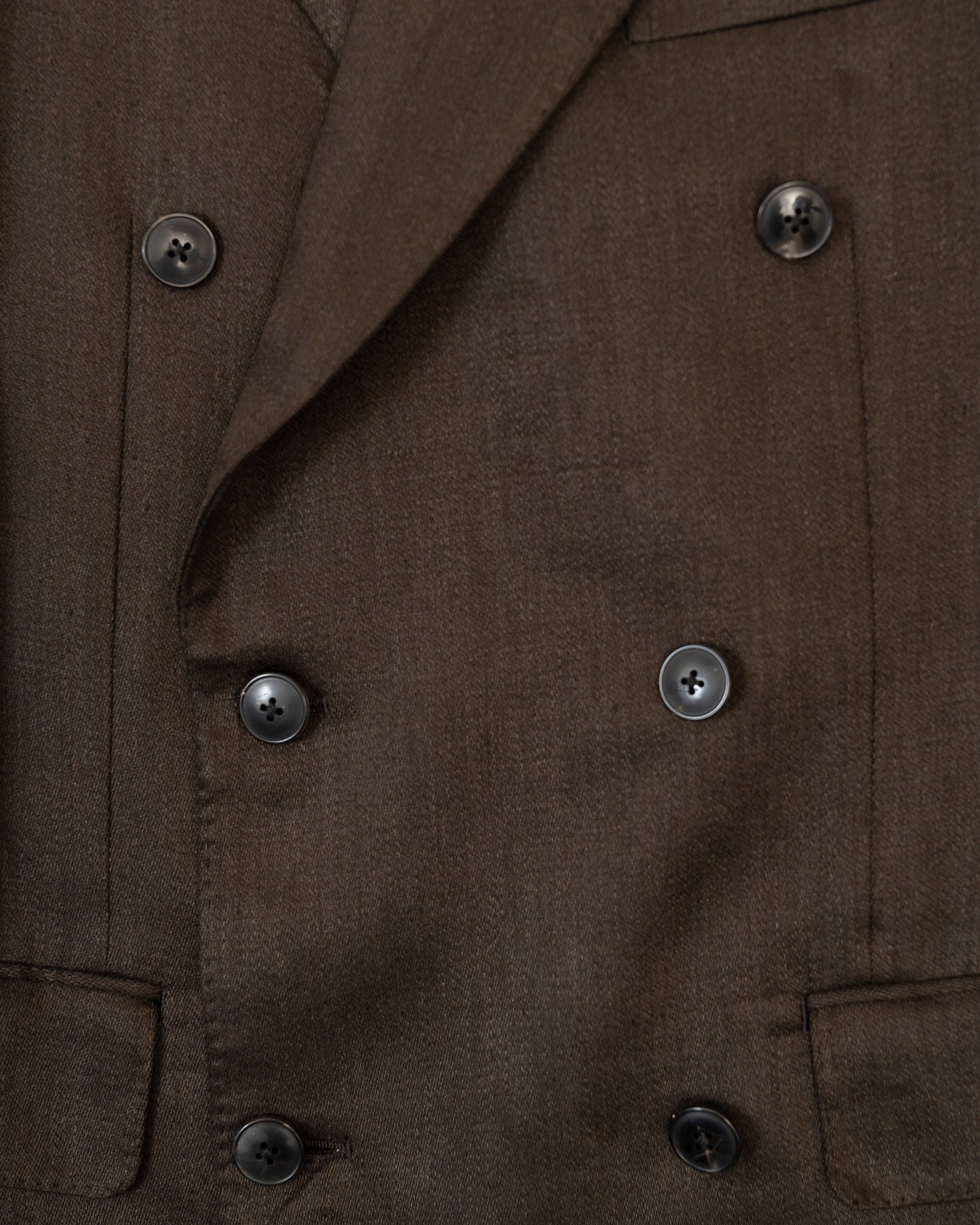 Kaptain Sunshine Brown Double Breasted Jacket