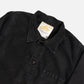 Le Mont Saint Michel Black Washed Cotton Twill Work Jacket