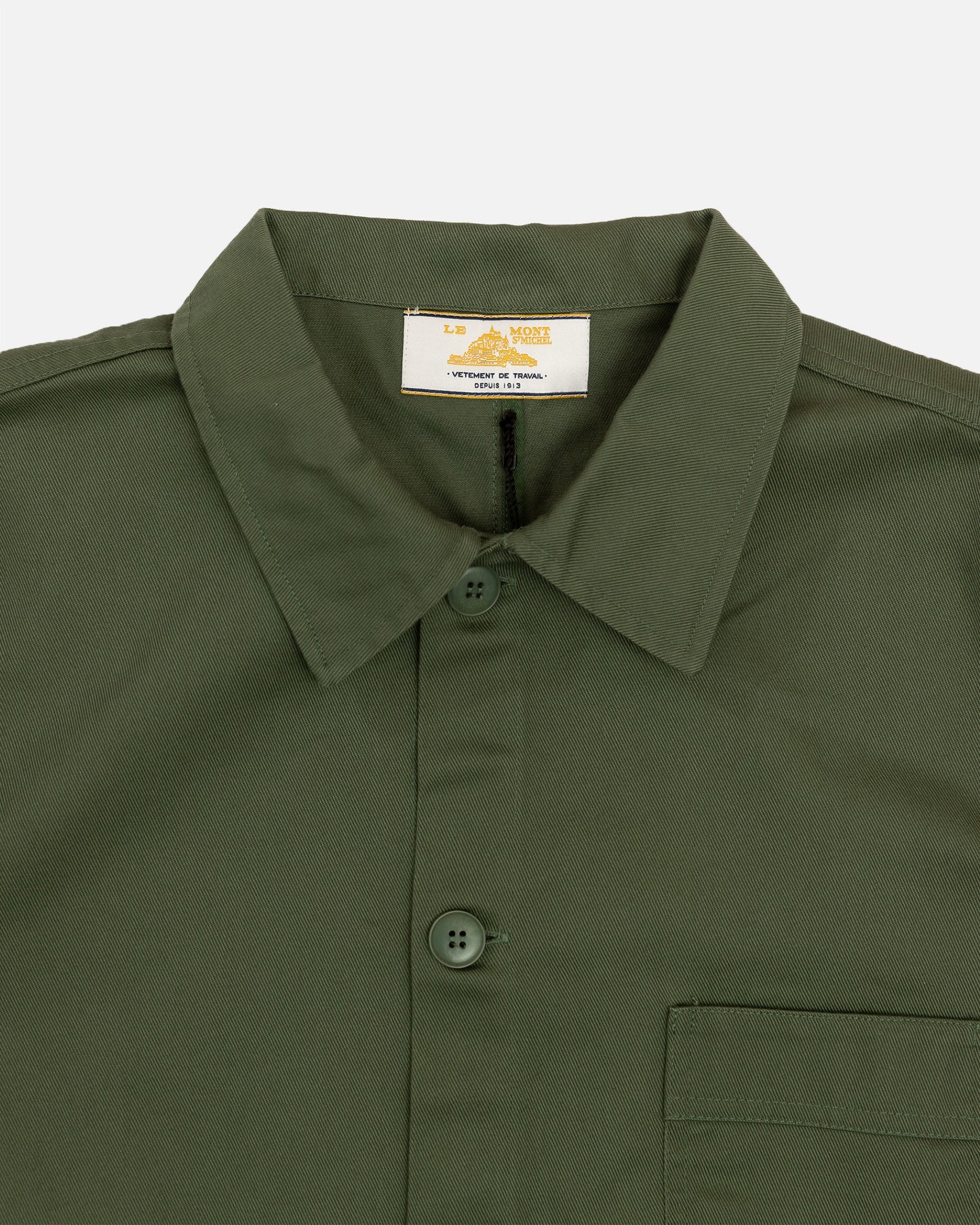 Le Mont Saint Michel Cactus Cotton Twill Work Jacket