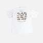 Percival Fish Oversized T-Shirt White