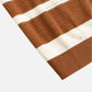 Percival Paros Stripe Polo Shirt Tan/Ecru