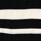 Percival Paros Stripe Polo Shirt Black/Ecru