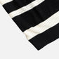 Percival Paros Stripe Polo Shirt Black/Ecru