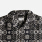 Percival Ashdown wild flower wool shirt in Black
