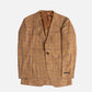 Ring Jacket Terracotta Plaid Check Jacket