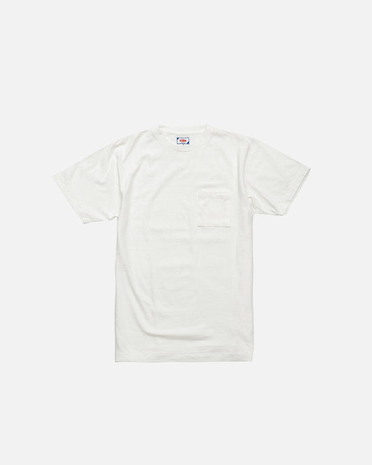 The Decorum Seamless Crewneck Pocket T-Shirt in White