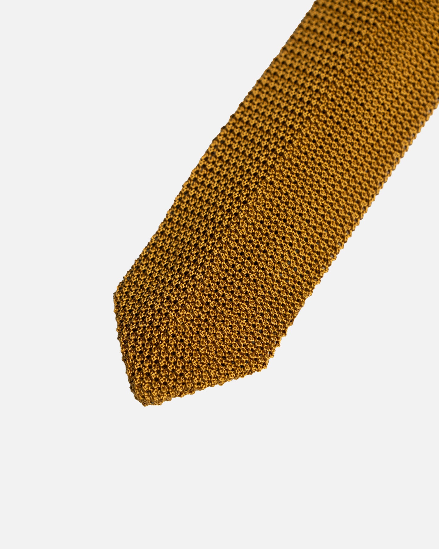 The Decorum Knit Tie in Gold
