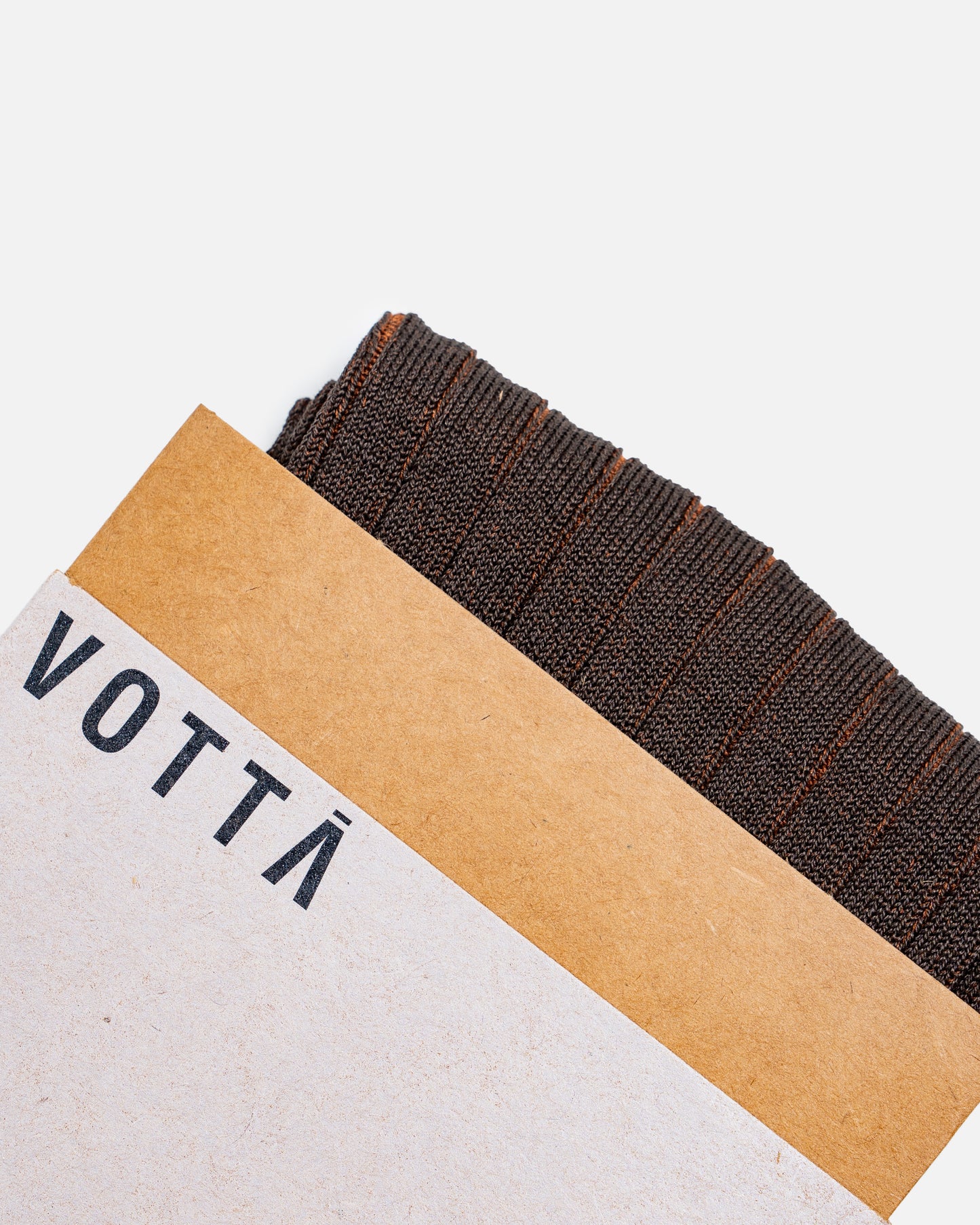 Votta Ribbed Twotone Brown/Orange TR5163