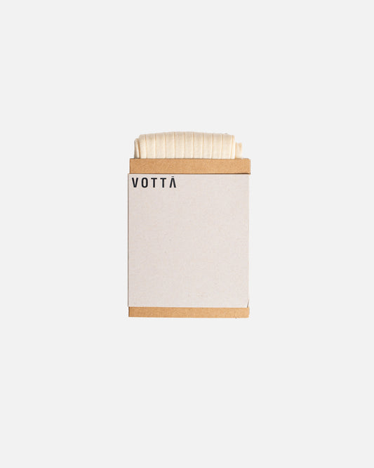 Votta Ribbed Vanilla Cream