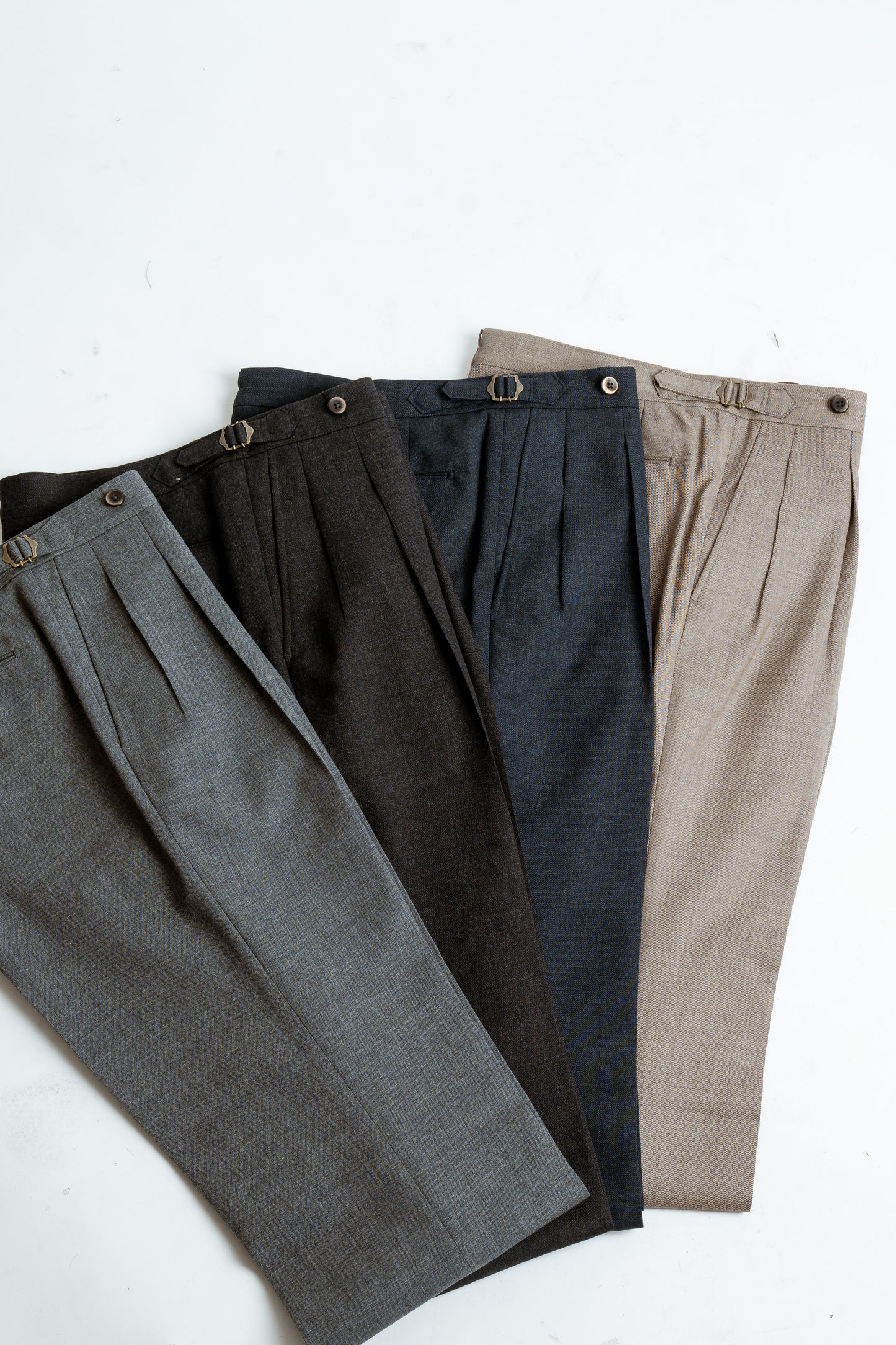 The Decorum Delon Trousers in Navy Wool