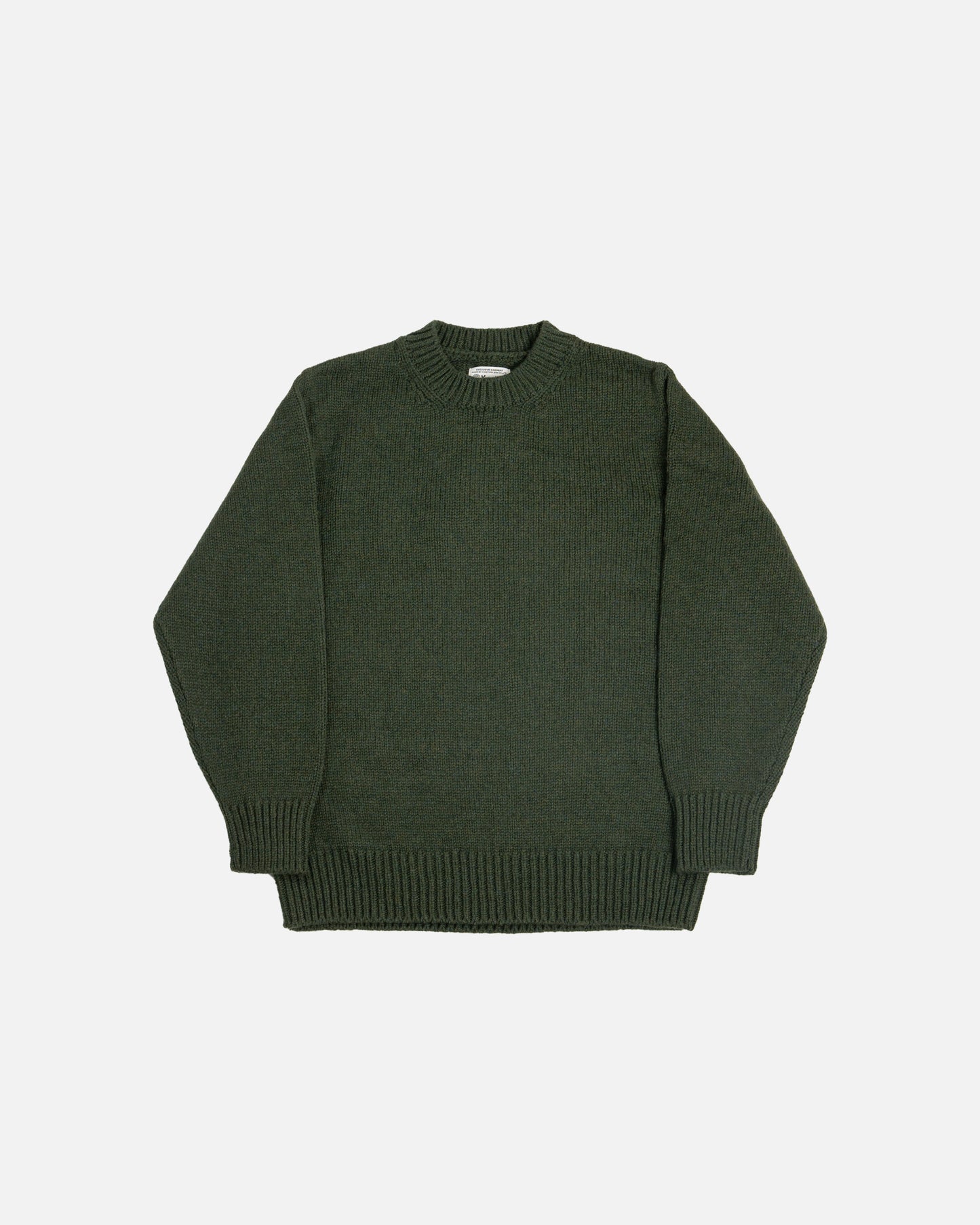 Yonetomi Soft Lamb Wool Knit Pullover Green