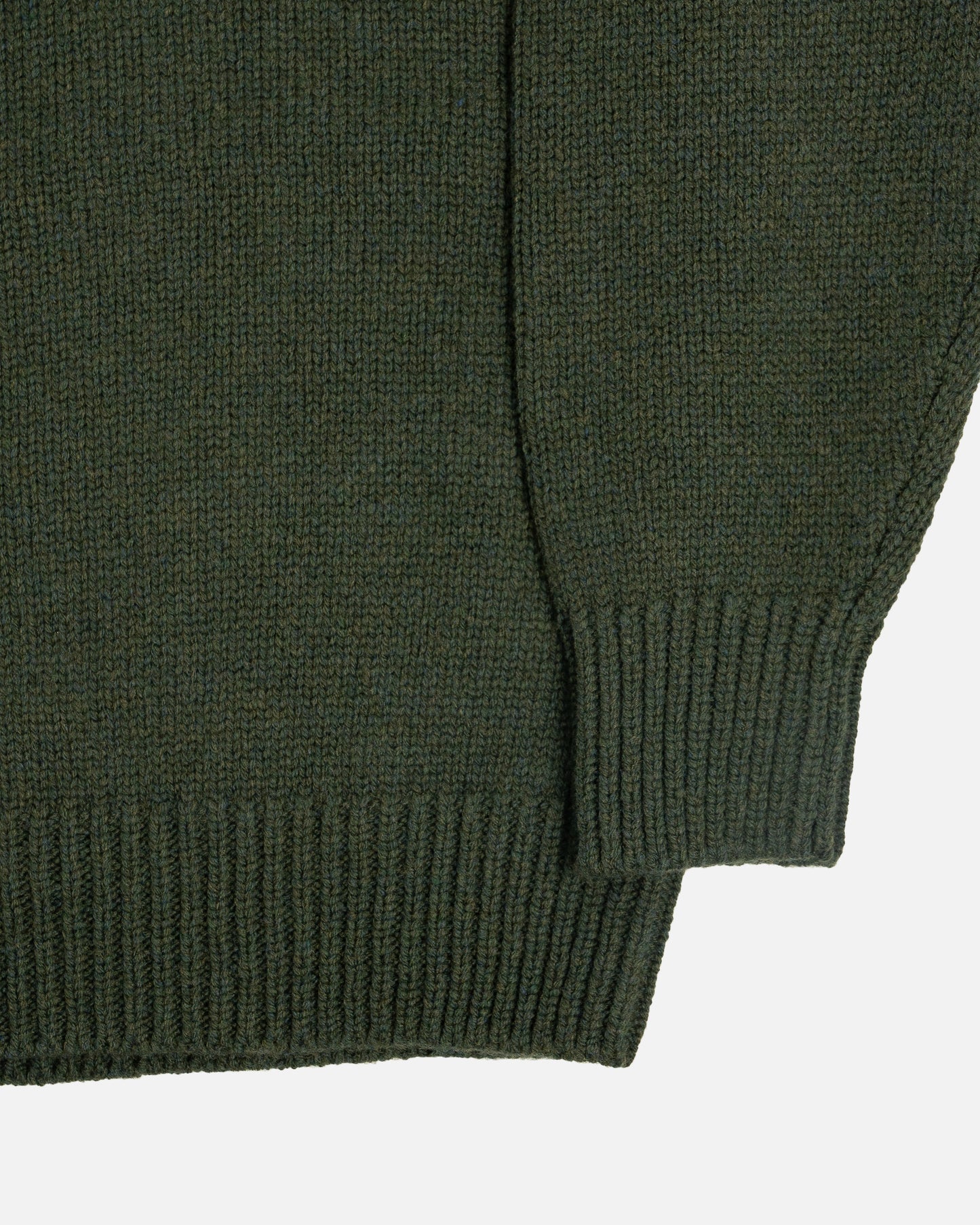 Yonetomi Soft Lamb Wool Knit Pullover Green