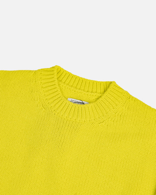 Yonetomi Soft Lamb Wool Knit Pullover Yellow